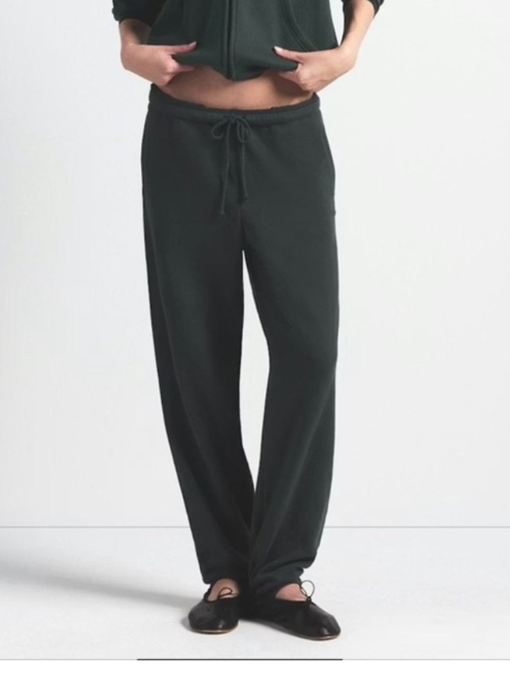SKIMS NWT Cotton Fleece Jogger - Spruce